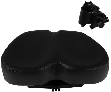 GALPADA Siège Vélo Montagne Large et Confortable Coussin Absorbant Les Chocs Mousse Ultra Douce Selle Ergonomique pour Homme et Femme Installation Facile
