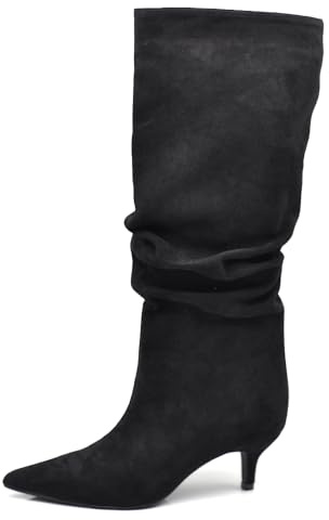 IF FASHION Stivali Alti A Punta Con Tacco Alto Da Donna MP413-5