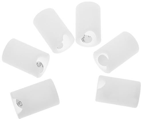 HYTROVE 6 Protectores de Tiradores de Puerta a Prueba de Bebés para Armarios y Cajones, Diseño Redondeado Anticolisión, Silicona Flexible, Protección Infantil Hogar Seguro