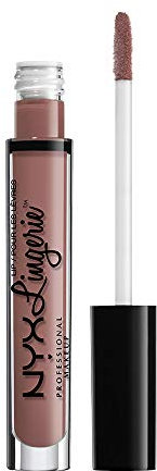 NYX Professional Makeup Lip Lingerie Liquid Lipstick, Creamy and Matte Finish, Long Lasting, Vegan Formula, Shade: Bustier