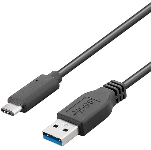 PremiumCord USB-C 3.2 Gen 1 Verbindungskabel, Datenkabel SuperSpeed bis zu 5Gbit/s, Ladenkabel bis zu 2A, Leistung 40W, USB Typ-A Stecker auf Typ-C Stecker, Farbe Schwarz, Länge 3m
