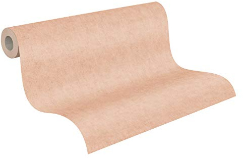 A.S. Création Vliestapete Geo Nordic Unitapete einfarbig 10,05 m x 0,53 m orange 375357 37535-7
