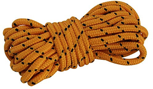 Eurotrail abspannseile 4 Meter Nylon orange/schwarz 4 Stück