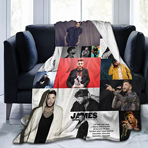 YINGD James Singer Arthur Flannel Blanket Bedding Fleece Blanket Soft Thow Blankets Air Conditioning Blanket For Sofa Couch Living Room