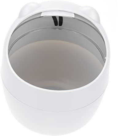 COLLBATH Tischabfalleimer Mit Deckel Cartoon Tier Mülleimer Desktop Mini Müll Organizer Aus Hochwertigem Kunststoff Für Hause Badezimmer Waschtisch