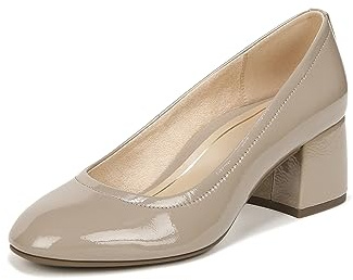 Vionic Monterey Carmel Tacones acolchados para mujer, zapatos cómodos de apoyo que incluyen una plantilla ortopédica oculta para soporte de arco para aliviar el dolor de talón y reducir la presión,