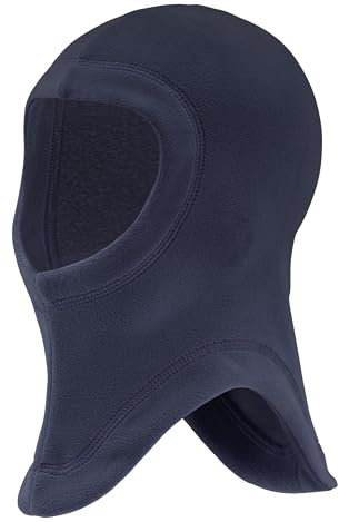 Sterntaler Schalmütze aus Microfleece - praktische Unisex Mütze für Mädchen und Jungen mit bequemer Passform - ideal für kalte Tage - Marine, Größe 51