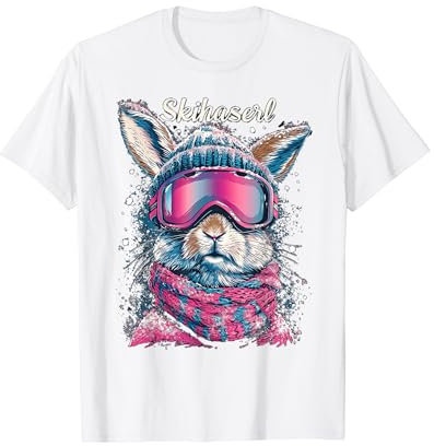 Skihaserl Apres Ski Haserl Skifahrer Winter Damen T-Shirt