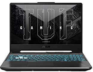 ASUS TUF Gaming A15 FA506NF-HN010 - Portátil Gaming de 15.6 Full HD 144Hz (AMD Ryzen 5 7535HS, 16GB RAM, 512GB SSD, RTX 2050 4GB, Sin Sistema Operativo) Negro Grafite - Teclado QWERTY español