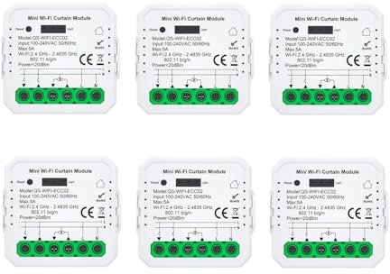 [Funzione Percentuale]Interruttore Tapparelle WiFi,Modulo Comando Smart per Tapparelle Elettriche, Controllo App Smart Life, Comando Vocale (6)