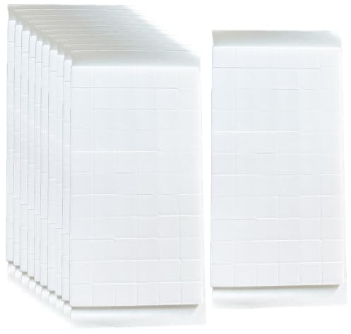 Double Sided 3D Sticky Foam Pads Squares for Crafting, 10 Sheets/660 PCS | Self-Adhesive Foam Dots & Sheets for Card Making, DIY Crafts, Scrapbooking, Decoupage, Home Office Supplies