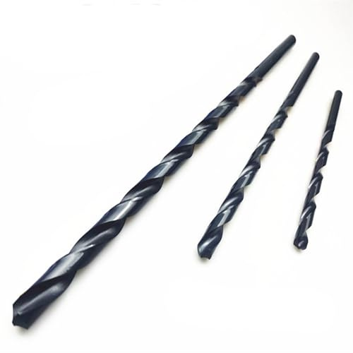 Herramientas 4 mm-12 mm x 350 mm OAL HSS M2 Brocas helicoidales largas de óxido negro for trabajar metales, acero de aleación y hierro fundido, 1 pieza(12mm 1pc)