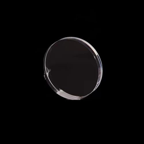 Transparente Acrylplatte aus Kunststoff, 1 mm dicke Acrylkreisrohlinge, runde Acrylplatte for Displays, Schutzbarrieren, Schlüsselanhänger(7cm)