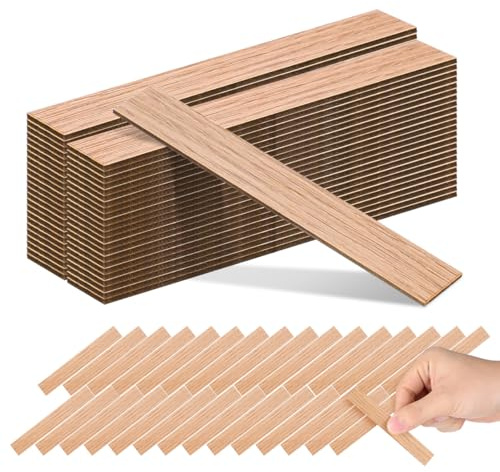 GALPADA 40stücke Miniature Puppenhaus Bodenbelag Selbstklebend Eichenholz-Design Einfach Zu Verarbeiten Hochrealistisch Für DIY Puppenhaus Dekoration