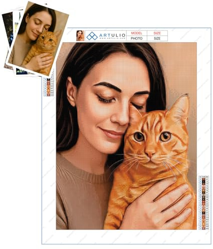 ARTULIO Diamond Painting Eigenes Foto - 30x40cm – 5D Diamant Painting Personalisiert