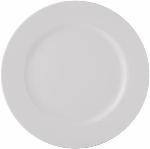 Genérico 12 Uds. Estoril Plato Llano Porcelana. Medida:Ø27 cm