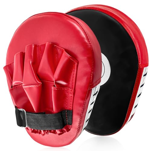 xiaoxiaozhijia 2 Pcs Pratzen Boxen,Bratzen Hand,Handpratzen Boxen,Zubehör, das für das Training von Kampfsportarten wie Taekwondo, Muay Thai und Karate geeignet ist