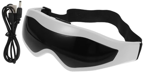 UPKOCH Masajeador de Ojos Eléctrico Carga USB para Aliviar el Estrés Instrumento de Masaje Ocular para Relajación Casa