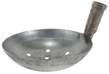 BIUDECO Pala per Pulizia Letame in Metallo Resistente Paletta Setaccio per Fanghi da Fogna Scoop Multifunzionale Grande Capacità per Drenaggio e Manutenzione
