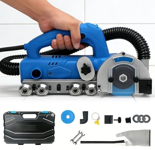 Elektrisches Fugenentfernungsgerät, 1200 W 9000 U/min Fliesen-Fugenentferner, 220 V DIY-Bodenfugenwerkzeug zur Reparatur von Keramikfliesen und zum Entfernen von alten Fugen und Zement