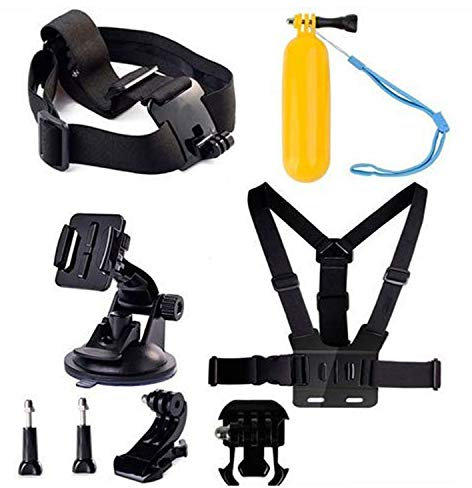 Navitech 8 in 1 Action Camera Accessory Combo Kit Compatible With VIVITAR DVR786HD Action Camcorder
