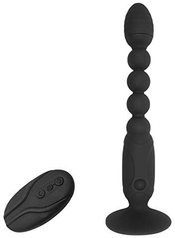 Plug anale vibratore anale con ventosa telecomando in silicone, dildo anale con 10 modalità di vibrazione, plug anale, giocattolo sesso anale per uomini e donne Roluck
