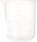 Rayher 34458000 Misurino Volume 500 Ml, Diametro 9 Cm, Altezza 10,7Cm, Con Beccuccio, Senza Manico, in Plastica Trasparente, per Misurare, Miscelare Materiali per Lavori Creativi Come Vernici