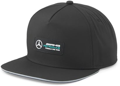 PUMA Cappellino con Visiera Piatta Mercedes-AMG Petronas Motorsport Erwachsener Black
