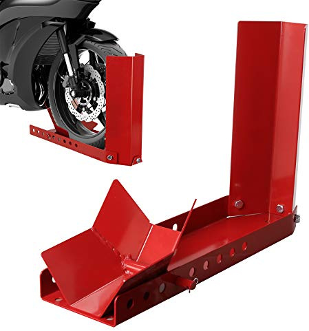Herrselsam Motorradwippe 3 Stück Motorradständer Anhänger Vorderrad Motorrad Montageständer Vorderradklemme Motorrad Ständer Geeignet für 8-24 Zoll Reifen Verladehilfe Transportständer Radwippe