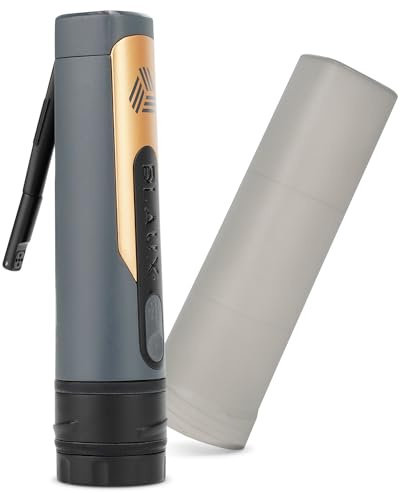 Blaux Portable Bidet for Travel - 5.75oz Rechargeable Electric Handheld Sprayer for Women Men | Leakproof, High Pressure Bidets | On The Go Personal Hygiene, Perineal Postpartum Essentials