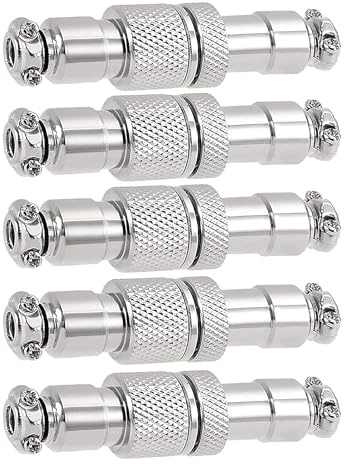 winwill 5 connettori aeronautici a 6 pin, GX16 da 16 mm, connettore circolare femmina e maschio