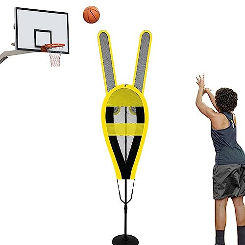 Basketball-Verteidiger-Dummy-Mannequin zum Werfen, bewegliche Hände und höhenverstellbar, tragbares Dribbling-Trainingsgerät, Geschenk für Enkelkinder