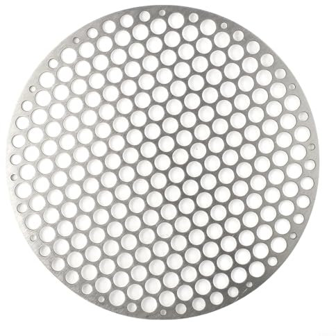 for FACULX Edelstahl-Grillmatte, Edelstahl-Kochrost für Grill, runder Grillrost für Kohleofen, Grillnetz (20 cm)