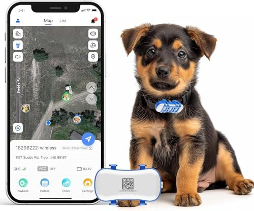 GPS-Tracker für Haustiere, GPS-Tracker für Hunde, 4G Live-Satelliten-Tracking, mehrere intelligente Warnungen, vollständig wasserdicht, unbegrenzte Reichweite