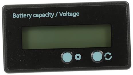 Gadpiparty 1satz Elektrizitäts-voltmeter Batterieindikator Für Akku-kapazitätsmessung Tragbares Messgerät Für Lithium-ionen Und -säure-batterien Mit Sicherem -gehäuse Und