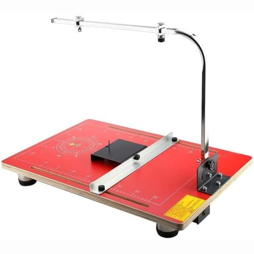 Taglierina elettrica per schiuma a filo caldo, strumento per tagliare la schiuma di polistirolo, taglierina per spugna da lavoro, per fai da te, modellazione e artigianato, 38 x 58 cm