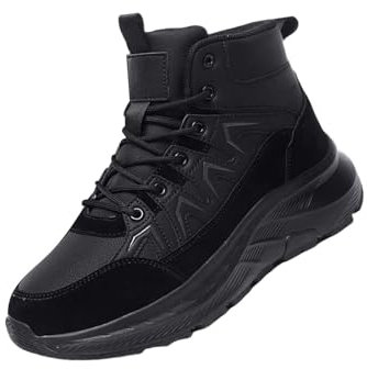 Herren Schuhe Sportlich Elegant Cold Langlaufski Set Herren Klassisch Mit Bindung Und Schuhe (Black, 42)
