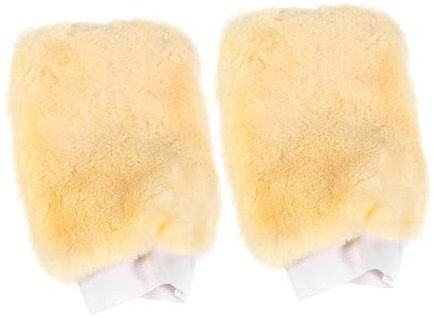 Ciieeo 1 Set Guanto Per Lavaggio Da Doppi Lati Per Pulizia Auto Strumento Manutenzione Auto Materiale Alta E Resistente Adatto Tutti Tipi Veicoli Colore Casuale 2 Pezzi