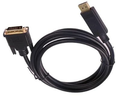 FCJPYRAPS Hannord DisplayPort DP a DVI Adattatore Cavo di Collegamento Linea di conversione 1,8 M FHD for PC Desktop Laptop TV Monitor proiettore Display Linea di conversione