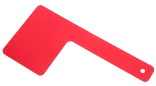 Ciieeo Moderne Acryl Briefkastenflagge in Rot mit Leicht Drehbarer Signalfunktion Langlebiges Briefkastenzubehör für Außenbereich und Sichtbares Warnsignal