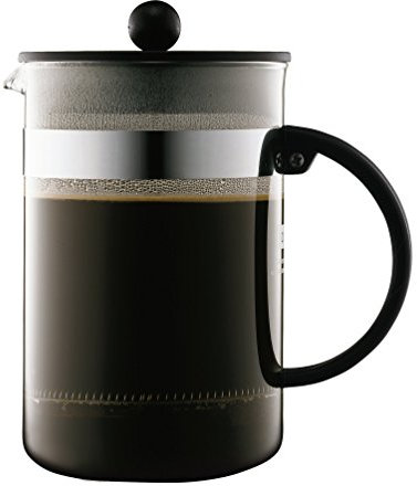 Bodum Bistro Nouveau - Cafetera, 12 tazas, 1,5 l, color negro