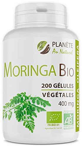 Moringa Oleifera Bio - 400mg - 200 gélules végétales