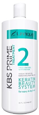 UNNIQUE Keratin Hair Treatment – Ultimate Hair Restoration & Frizz Control for 4 Months of Effortless Beauty, Lasting Smoothness & Radiant Shine 16.9 FL Oz