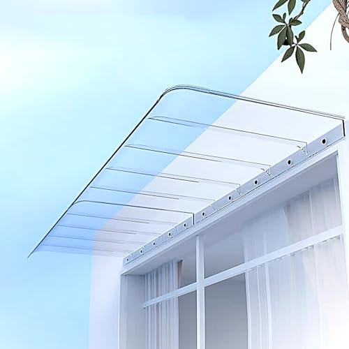 Marquise de Porte Exterieur, Auvent Porte D'entree, Marquise Porte D'entree, Auvents for Volet Solaire, Protection Contre Les UV, la Pluie Et la Neige, Feuille Solide(Size:400*500mm/15.7*19.7in)