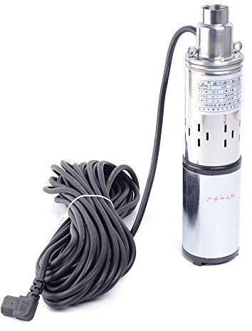 Tiefbrunnenpumpe, 280W 48V Solarstrom Tiefbrunnen-Tauchpumpe 60m Lift Brunnenpumpe für Schiffen, Fischerbooten, Landwirtschaftliche Bewässerung