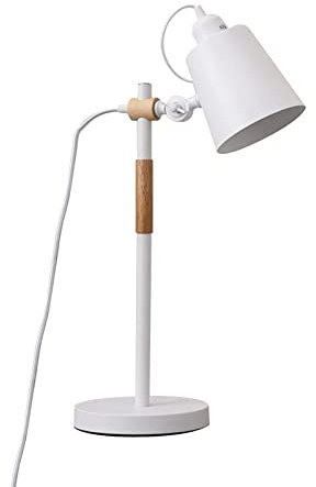 Faucet led Table lamp Contemporary Bedside Desk nightstand lamp for Bedroom Living Room Office College Bookcase, White/Black (Color : White) water-tap