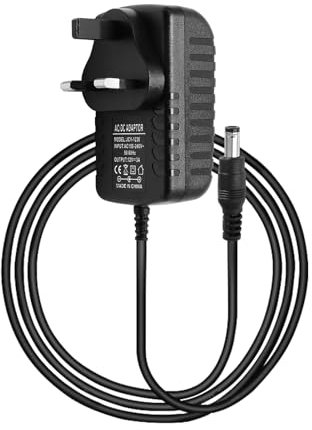12V 1A Power Supply Adapter UK, AC/DC Adapter 100-240V 50/60Hz to DC 12V 1A 12W Converter with 5.5x2.1mm Plug, 12v 1a power adapter for CCTV Cameras Routers LED Strips Keyboards Home Appliances
