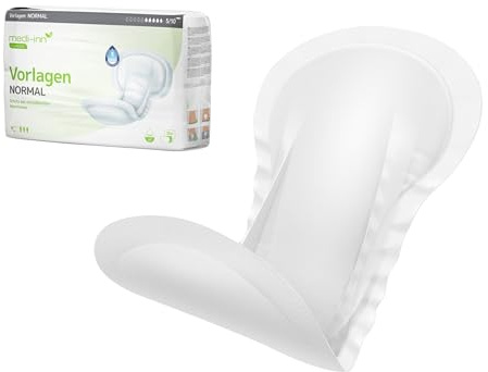 Medi-Inn Inkontinenz-Vorlagen NORMAL, 5 Tropfen, 1 x 30 Stück, Unisex-Passform, weiß