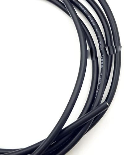 IkErna 2M Sheathed Wire Cable 26-22 Awg Copper Signal Cable 2 3 4 5 6 7 8 10 Core Soft Electronico Wire Ul2464/Black 26Awg/4Cores
