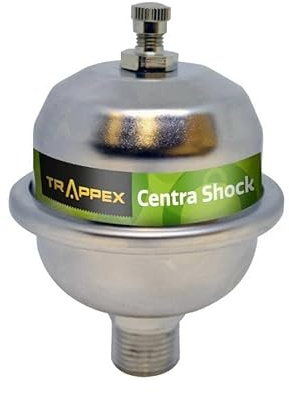 Trappex CentraShock 1/2 Shock Arrestor Mini Expansion Vessel Anti Water Hammer TRAPSHOCK12/DIA
